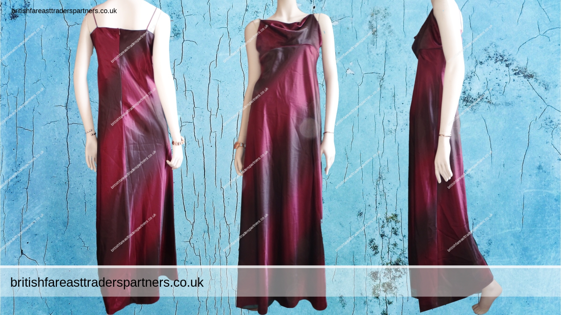 VINTAGE EVENING FORMAL BURGUNDY GOWN UK 12 EVENING PARTY FORMAL PROM MAXI DRESS UK VINTAGE | EVENINGS | PROM | FORMAL | CRUISE | GALA | FASHION |  LIFESTYLE & CULTURE