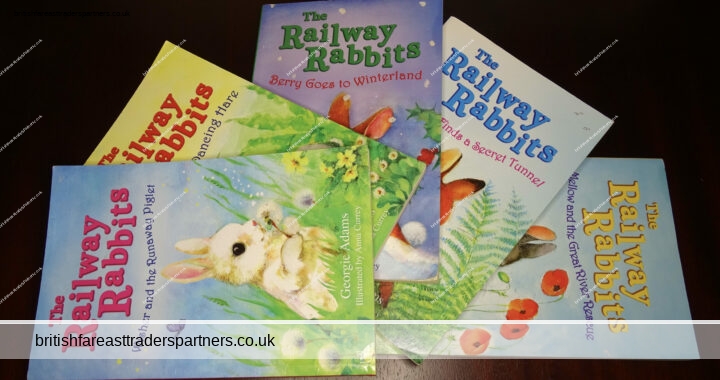 Kids / Children’s 5 Illustrated Story Books The Railway Rabbits By Georgie Adams Illustrated by Anna Currey Paperback Bundle GC