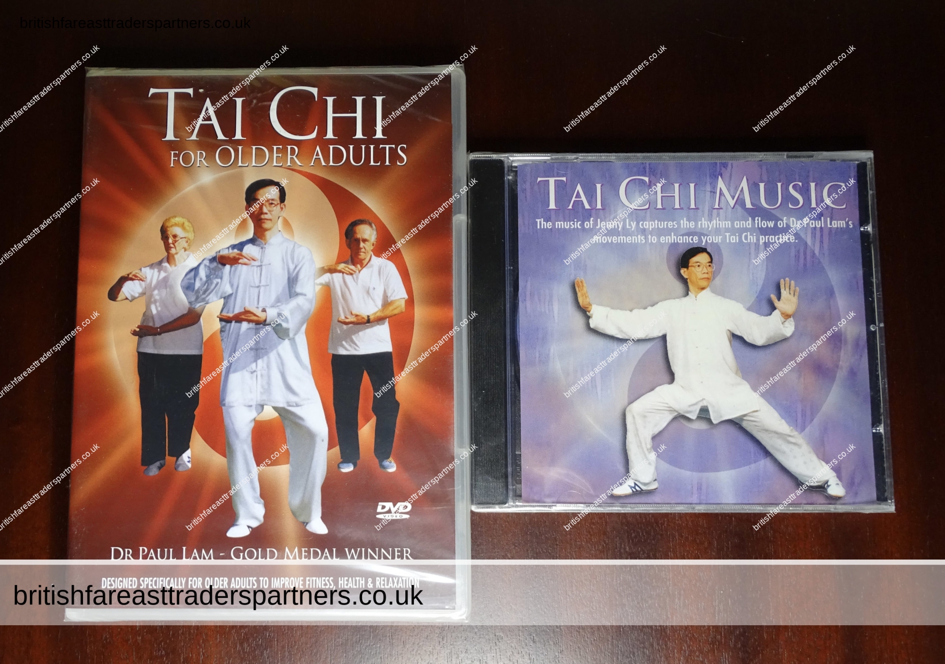 Dr Paul Lam TAI CHI For Older Adults DVD + TAI CHI Music CD by Jenny Ly New & Sealed TAI CHI Bundle