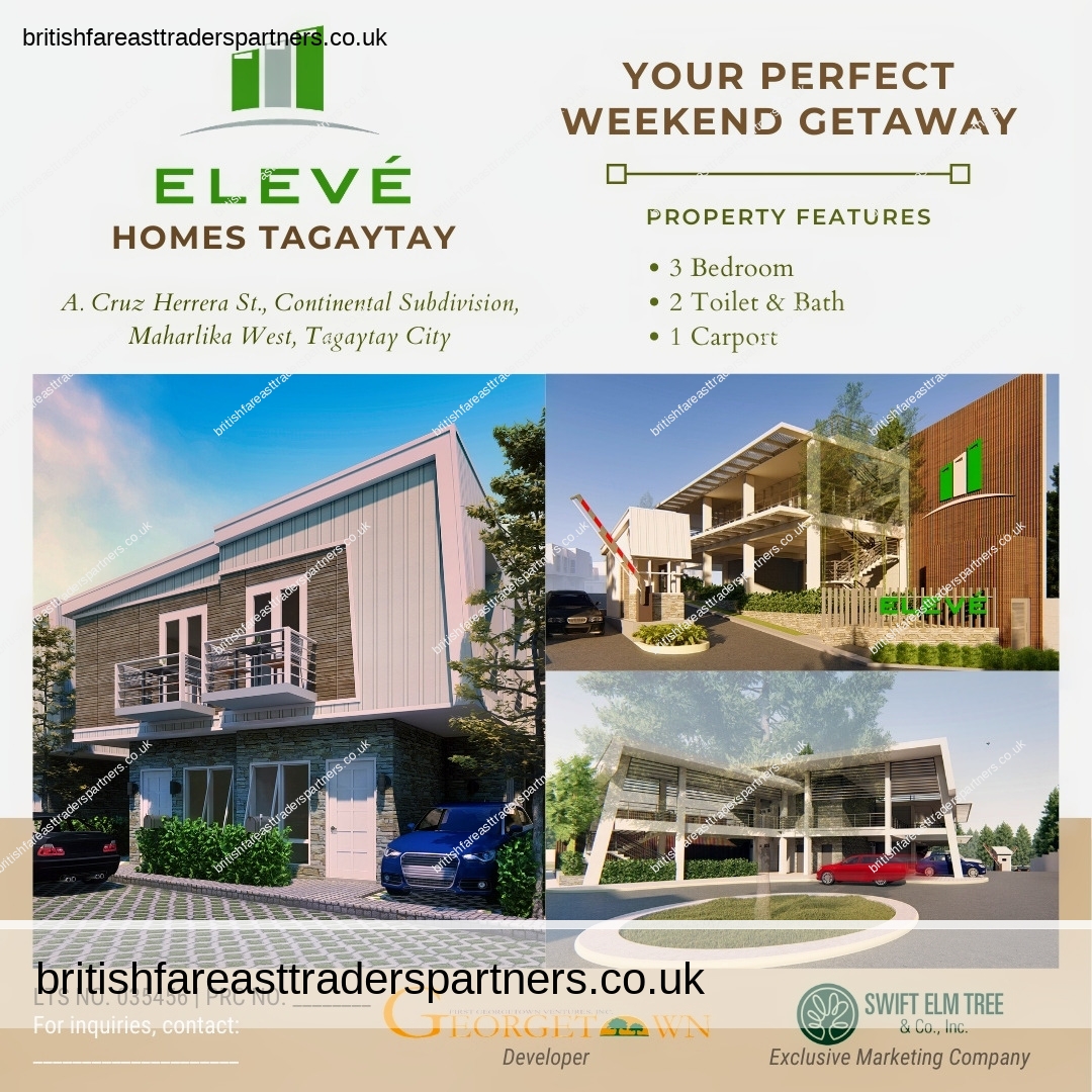 ELEVE HOMES TAGAYTAY BY FIRST GEORGETOWN VENTURES INC. BROUGHT TO YOU BY SURELEASE INC.