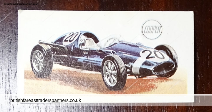 1958 COOPER-CLIMAX GRAND PRIX, 1.96 LITRES (GB): HISTORY OF THE MOTOR CAR: Illustrated by Kenneth Rush Described by Peter Hull: Issued with BROOKE BOND TEA And Tea Bags, Heathrow House, Cranford, Middlesex