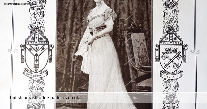 ANTIQUE JUNE 24 1911 Queen Mary’s Favourite PORTRAIT SPECIAL SITTING Given to Mr. SPEAIGHT 157 New Bond Street W. ROYALTY COLLECTABLES BEAUTY & FASHION EPHEMERA