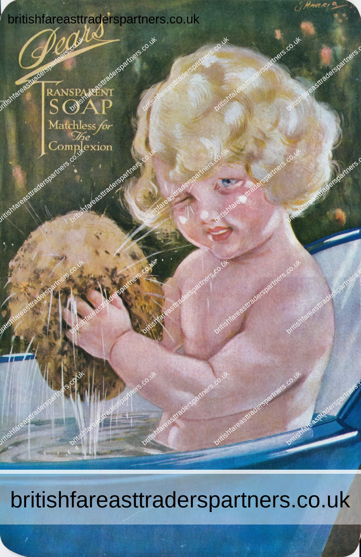 ANTIQUE 1920 PEARS’ TRANSPARENT SOAP PRINT AD ILLUSTRATED LONDON NEWS ADVERTISING COLLECTABLES | VINTAGE & ANTIQUES | BRITISH GOODS  | LONDON | UNITED KINGDOM |  SOAP | GROOMING & VANITY | LIFESTYLE | PRINTS | EPHEMERA