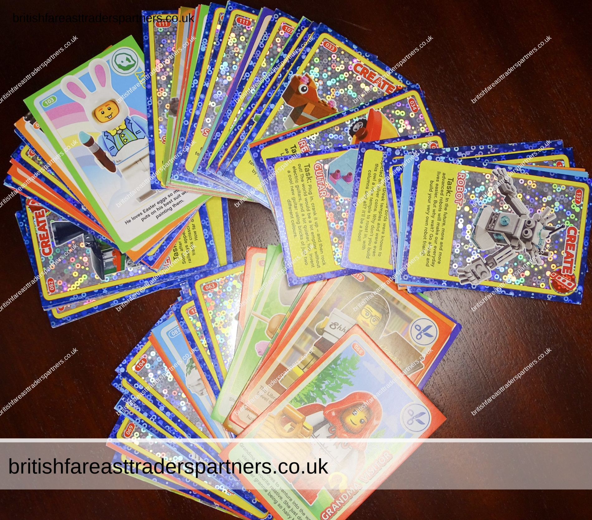 LEGO 2018 Create The World INCREDIBLE INVENTIONS SAINSBURY’S UK Collectable  TRADE CARDS Singles PICK YOUR CARD!