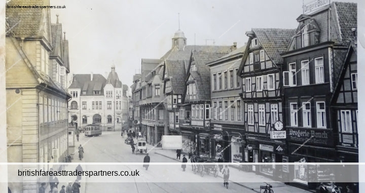 VINTAGE CELLE Altstadt Old Market Town Lower Saxony GERMANY Black & White PHOTO COLLECTABLE PHOTO ARCHITECTURE HERITAGE / HISTORY SOCIAL HISTORY TOPOGRAPHICAL TOURS & TRAVEL EUROPE