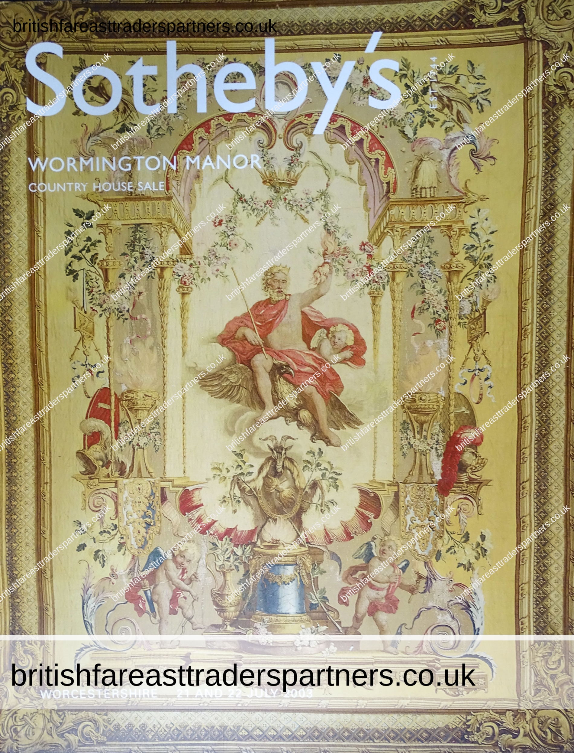 Sotheby’s Wormington Manor Country House Sale C. Rowley Esq. AUCTION Catalogue