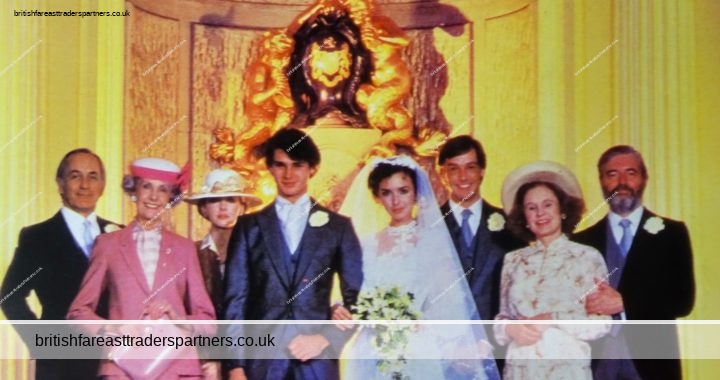 VINTAGE 1981 WEDDING AT THE RITZ LONDON 75th ANNIVERSARY OF THE RITZ LONDON CUNARD MAGAZINE REPRINTED FROM  HARPERS & QUEEN ADVERTISING COLLECTABLES | LIFESTYLE | FASHION | HOTELS | LEISURE | BUSINESS CELEBRATIONS | WEDDINGS | LUXURY | VENUES & EVENTS