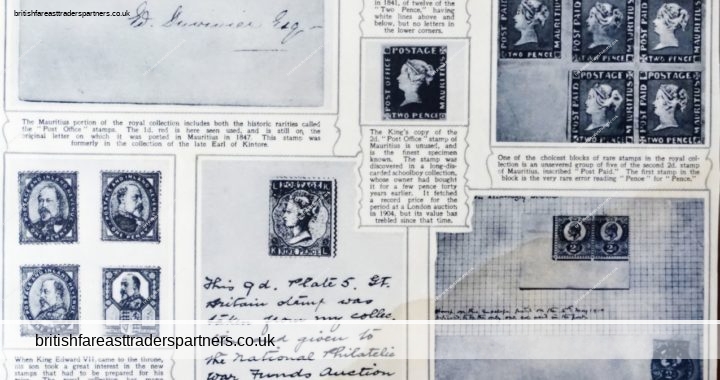 VINTAGE ARTICLE MAY 4, 1935 THE KING AS PHILATELIST: STAMPS IN HIS MAJESTY’S GREAT COLLECTION KING GEORGE V THE ILLUSTRATED LONDON NEWS ANTIQUARIAN & COLLECTABLES | PHILATELY / STAMPS | ROYAL STAMP COLLECTION |  ARTICLE | PRINTS | PAPER & EPHEMERA | ENGLAND | HERITAGE | UNITED KINGDOM