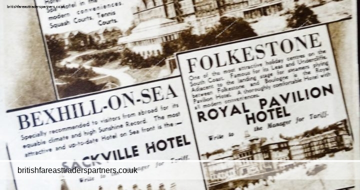 VINTAGE PRINT AD FROM THE OVERSEAS DAILY MAIL MARCH 26, 1938 VISITORS TO ENGLAND STAY AT FREDERICK HOTELS DELIGHTFUL ENVIRONMENT COMFORT ASSURED EFFICIENT SERVICE ENGLAND | UNITED KINGDOM | HOTELS & SPA | TRAVEL | LEISURE | LIFESTYLE