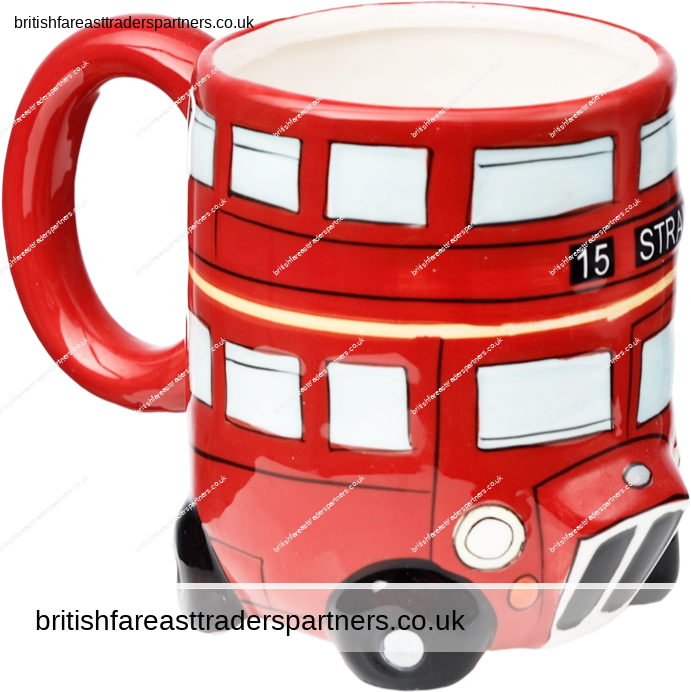 COLLECTABLE CERAMIC NOVELTY MUG CUTE, FUN & FUNKY LONDON ROUTEMASTER RED BUS LONDON , ENGLAND , UNITED KINGDOM COLLECTABLES | KITCHEN & HOME | DINNERWARE & SERVEWARE | MUGS | GIFT SET CUTE | LONDON ICONS | SOUVENIR | NOVELTY ENGLAND | UNITED KINGDOM | HERITAGE | LIFESTYLE | TRAVEL