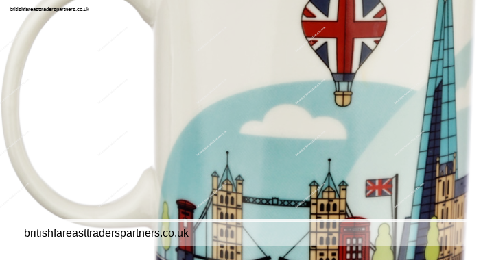 COLLECTABLE PORCELAIN MUG & COASTER GIFT SET LONDON ICONS DESIGN LONDON , ENGLAND , UNITED KINGDOM COLLECTABLES | KITCHEN & HOME | DINNERWARE & SERVEWARE | MUGS | GIFT SET CUTE | LONDON ICONS | SOUVENIR | ENGLAND | UNITED KINGDOM | HERITAGE | LIFESTYLE | TRAVEL