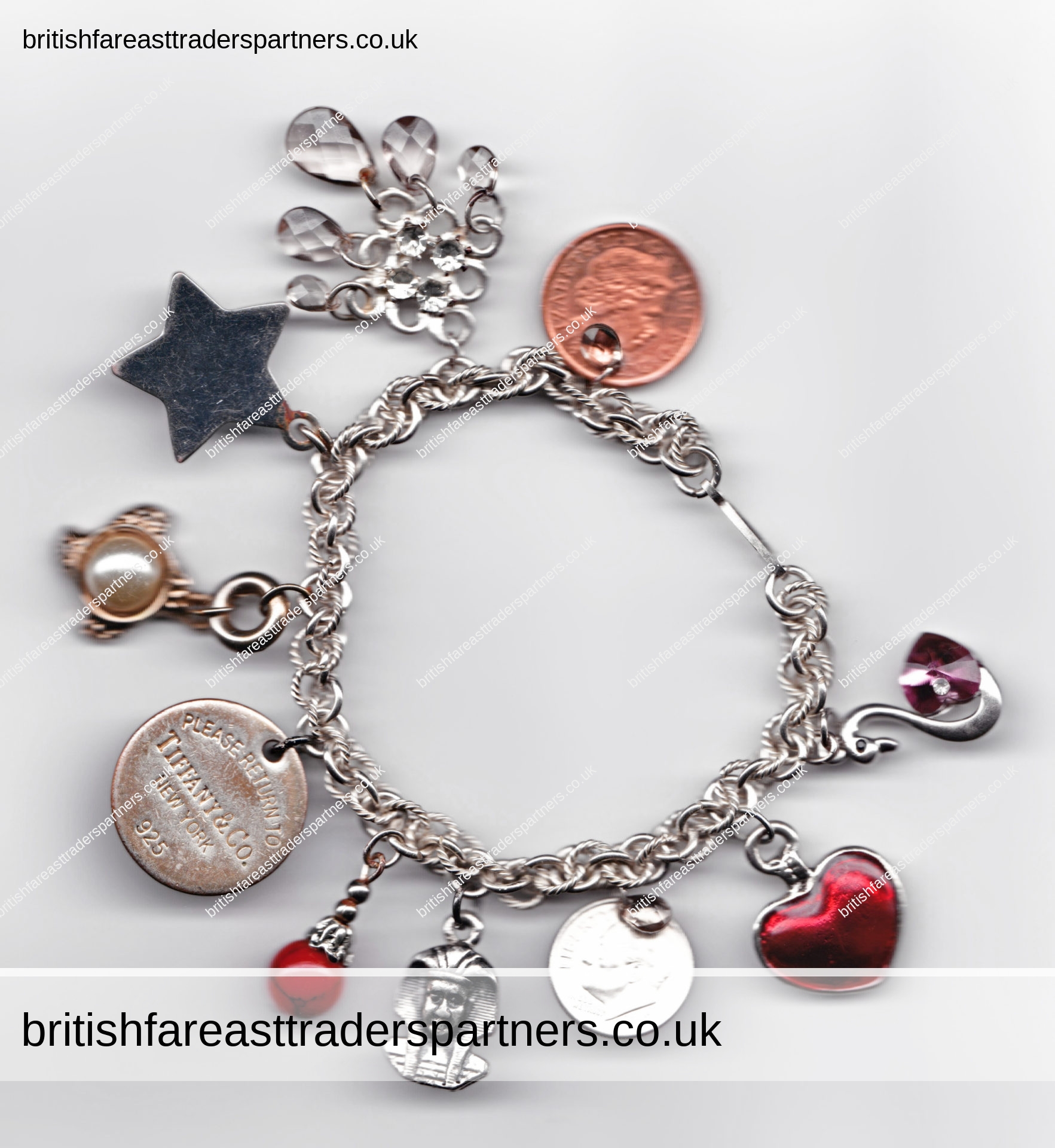 Personalised Watch Charm Bracelet uk  Gift Personalised Watch Charm  Bracelet FNP