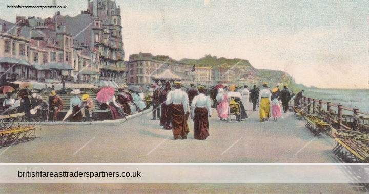 VINTAGE  “On the Baths, Hastings” Collectable Topographical POSTCARD