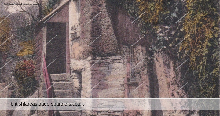 VINTAGE “Mevagissey, Old Cottage” CORNWALL England UK Collectable POSTCARD