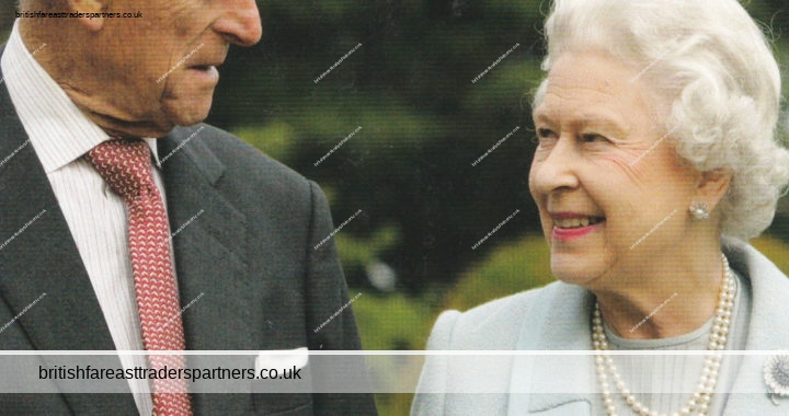 “Her Majesty The Queen and His Royal Highness The Duke of Edinburgh” B Postcard