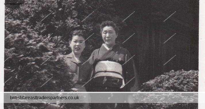 VINTAGE “JAPANESE WOMEN in TRADITIONAL KIMONO & UNIFORM” JAPAN PHOTO