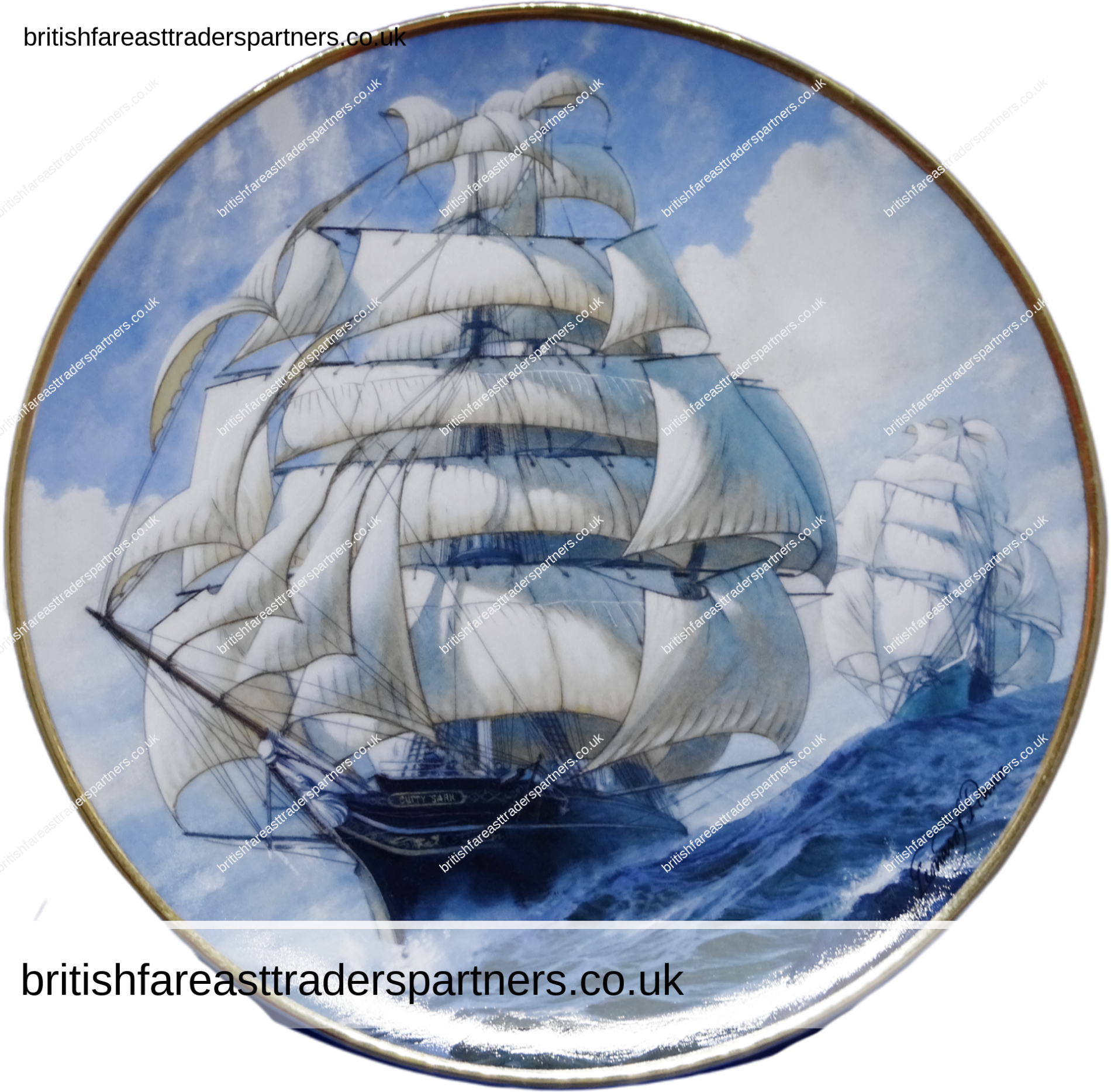 VINTAGE FRANKLIN MINT HEIRLOOM COLLECTABLE PLATE “VENTURE ON THE HIGH SEAS” BY LEONARD PEARCE VINTAGE | COLLECTABLES | DECORATIVE PLATES | ENGLISH / ENGLAND  | FINE PORCELAIN | TRANSPORT | SAILING | SHIPS | NAVAL / NAUTICAL / MARITIME |  LIFESTYLE | HERITAGE | CULTURE