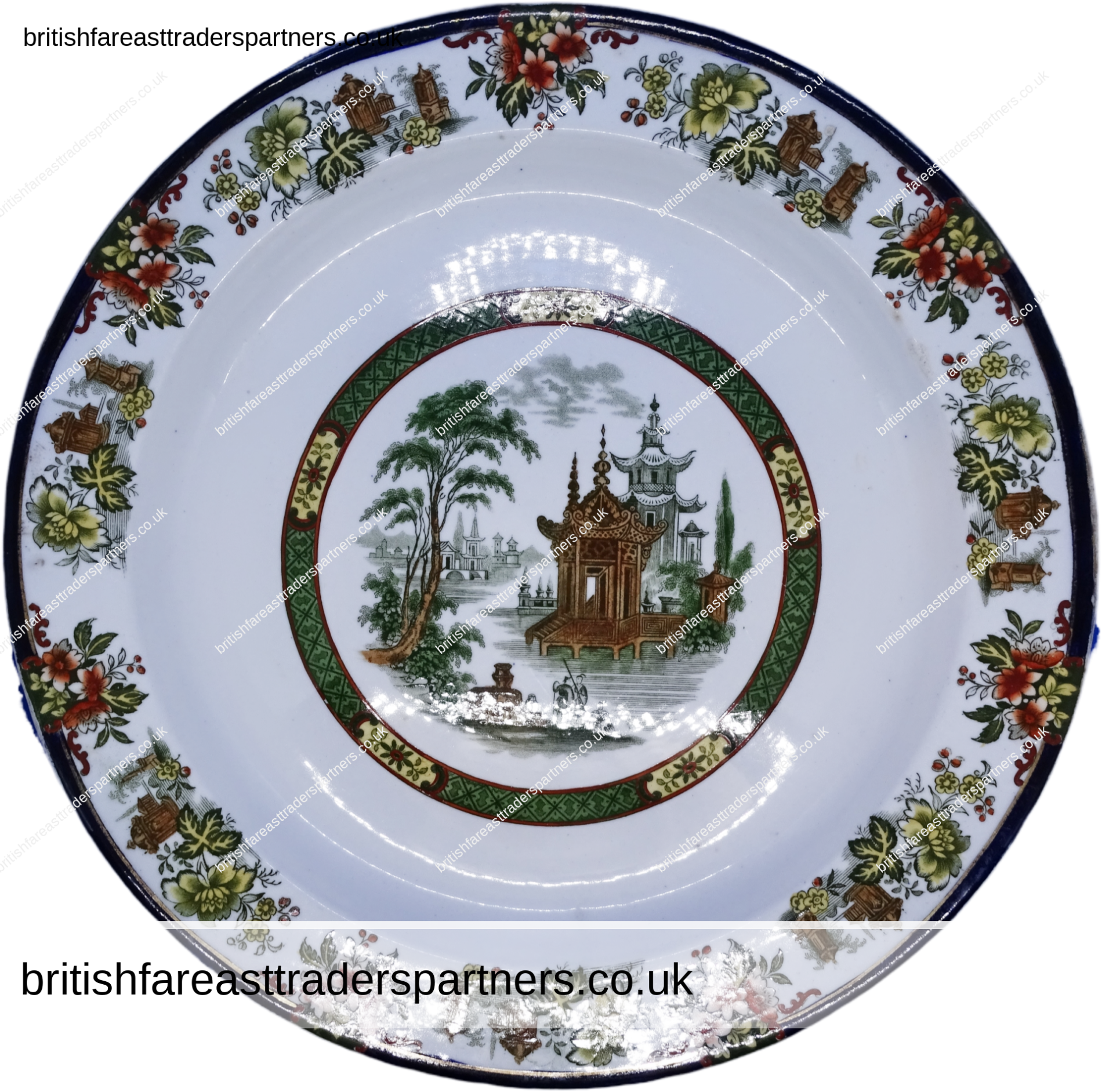 RARE ANTIQUE ROYAL DOULTON CHARGER BURSLEM ENGLAND “MADRAS” PLATE VINTAGE & ANTIQUES | COLLECTABLES |  TABLEWARE | SERVEWARE | HOMEWARE | KITCHENALIA  | ENGLISH EAST INDIA COMPANY (EEIC) | CHINESE MERCHANTS & TRADERS | INDIA |  ENGLISH / ENGLAND  | CERAMICS & PORCELAIN | LIFESTYLE | HERITAGE | HISTORY | CULTURE