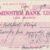 VINTAGE 1947 WESTMINSTER BANK LIMITED LEEK STAFFORDSHIRE CHEQUE