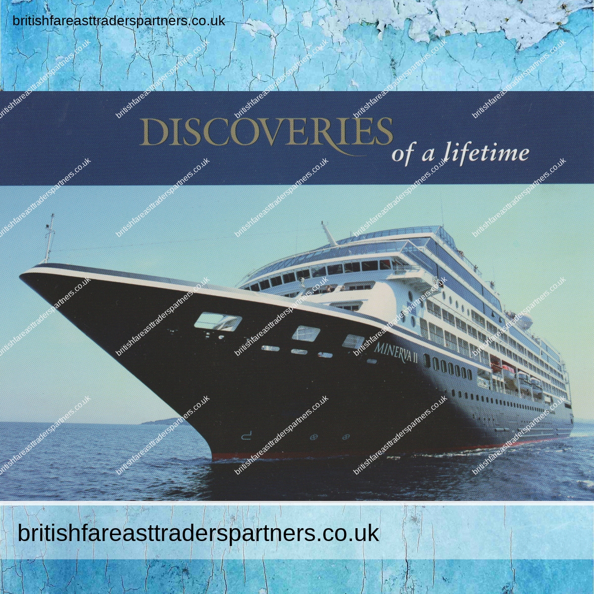 “DISCOVERIES OF A LIFETIME” POSTCARD SWAN HELLENIC DISCOVERY CRUISING FEATURING MIVERVA II COLLECTABLES | TRANSPORTATION COLLECTABLES | NAUTICAL | OCEAN LINERS |  LEISURE | LIFESTYLE | CULTURE | TRAVEL | HERITAGE | HISTORY