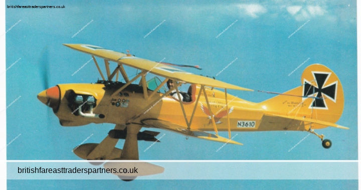 VINTAGE WHITE /STOLP-WHITE WW-1 DER JAGER D.IX AMERICAN HOMEBUILT AIRCRAFT PRINT