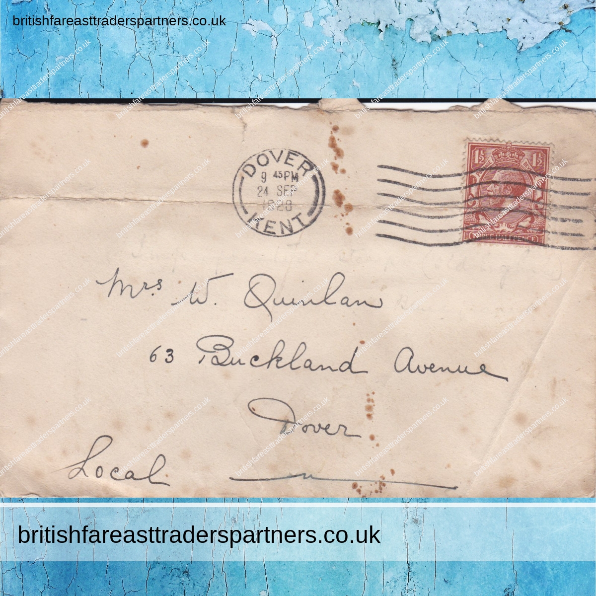 ANTIQUE 1928 GEORGE V BRITISH STAMP ON SMALL ENVELOPE COVER KING GEORGE V ERA STAMPS AND PHILATELY | BRITISH | ENGLAND / ENGLISH | UNITED KINGDOM VINTAGE & ANTIQUES | COLLECTABLES | STAMPS | EPHEMERA CULTURE | HISTORY | HOBBIES SOCIETY | HERITAGE | LIFESTYLE