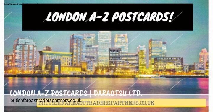 A Lovely Selection of LONDON A-Z POSTCARDS