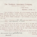 ANTIQUE 1907 "The Northern Assurance Company" Dividend WARRANT