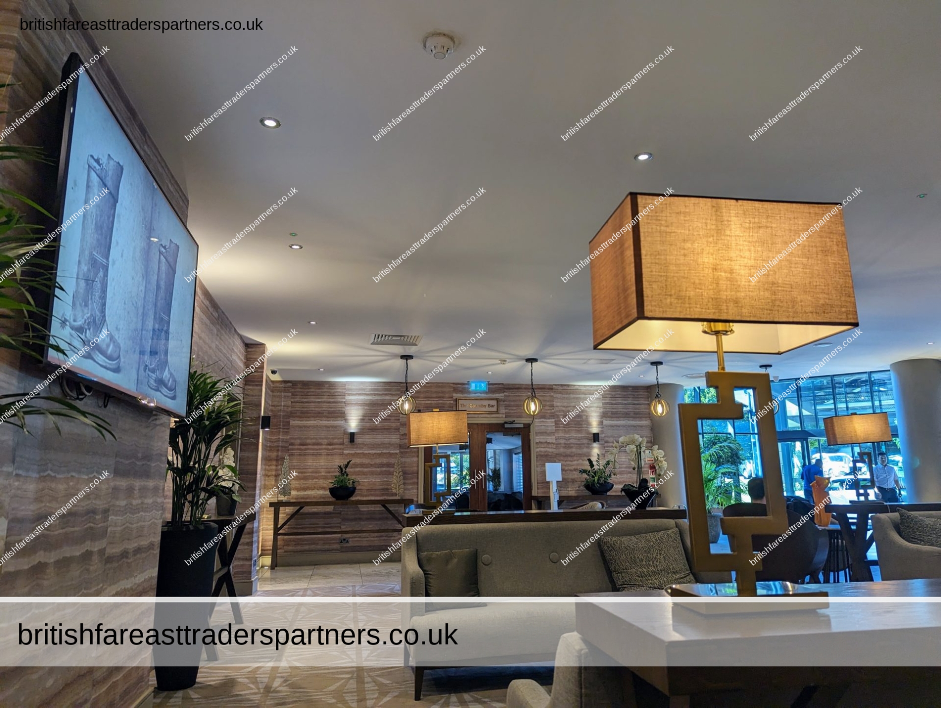 A relaxing lounge / lobby at the Staverton Park Hotel and Golf Club.