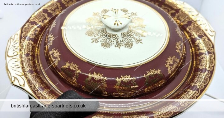Vintage MIDWINTER Staffordshire ENGLAND Semi-porcelain Tureen / Serving Bowl