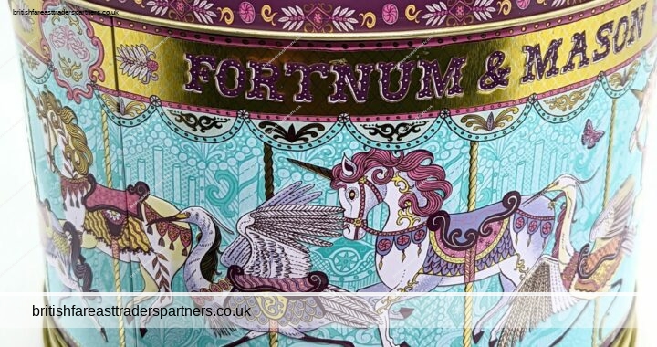 FORTNUM & MASON The Magnificent Musical Merry-Go-Round BISCUIT MEDLEY Tin