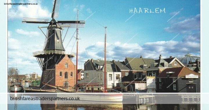 Molen de Adriaan Windmill HAARLEM Netherlands Paper Mill Cards Postcard