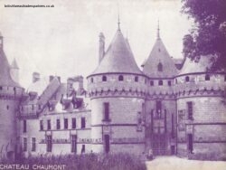 Vintage Chateau Chaumont, Chaumont-sur-Loire, Centre-Val de Loire FRANCE Print