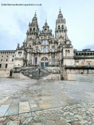 Exploring Centuries of Faith: Santiago de Compostela Cathedral in Galicia, Spain