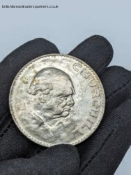 1965 Queen Elizabeth II Winston CHURCHILL Commemorative Collectable Coin